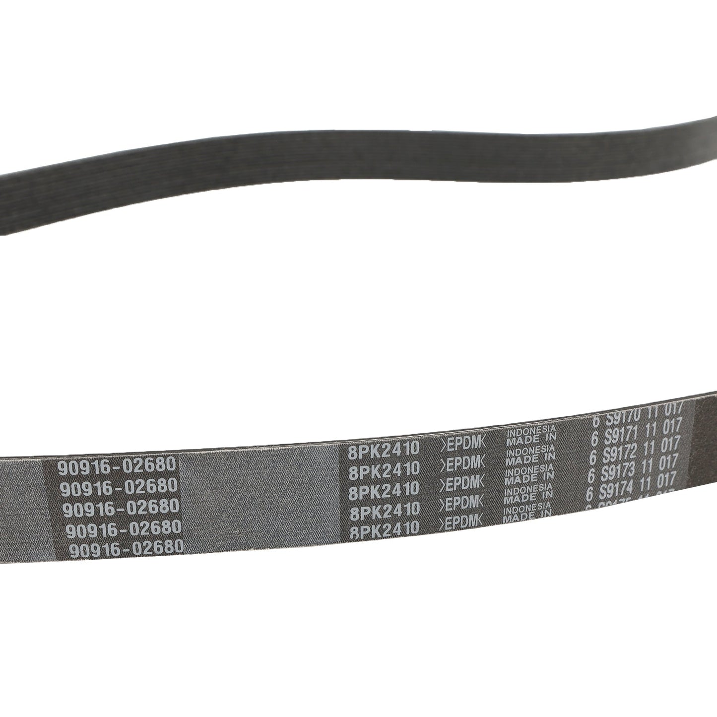 Correa trapezoidal serpentina para motor Toyota Land Cruiser 5.7L V8 (2008-2021) 90916-A2023 90916-02680