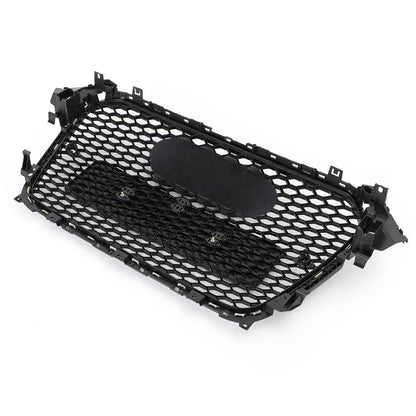 2012 2013 2014 2015 2016 Audi A4 / A4 Sline / S4 B8.5 RS4 Style Gloss Black Grill Honeycome Mesh Sport Hex Front Grille W/ Emblem