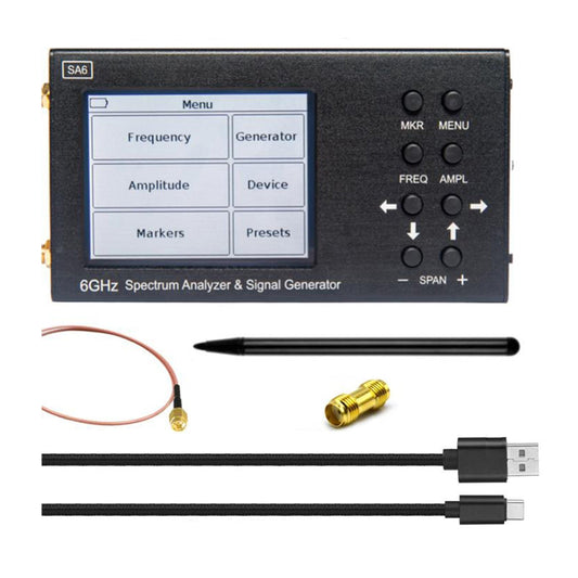 Analyseur de spectre Générateur de signaux Wi-Fi 2G 4G LTE CDMA GSM GPRS SA6 6 GHz