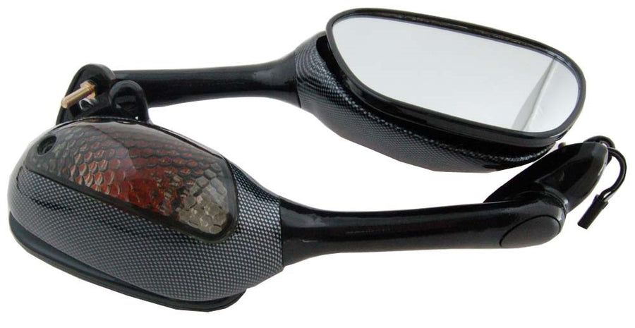2003-2007 Suzuki SV 1000 / SV1000 / SV1000S Rear View Side Mirrors With Turn Signals