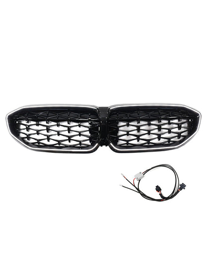 2019-2022 Black Diamond Kidney Grille Grill 51138072085 Fit BMW 3 Series G20