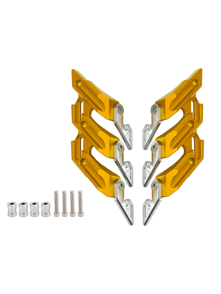 Guardabarros laterales y deslizadores de horquilla delantera CNC para Yamaha YZF-R15 V3 V4 2018-2022