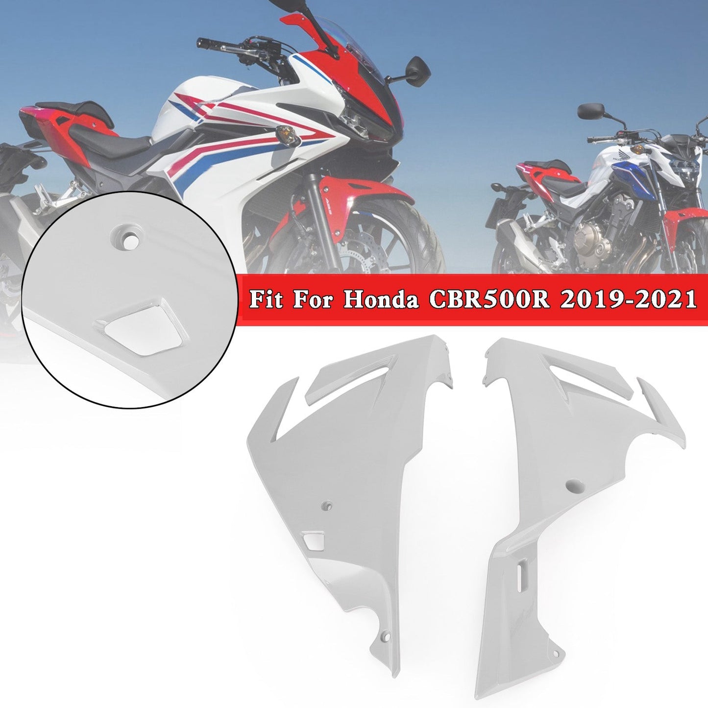 Capot de carénage de panneau latéral pour Honda CBR500R 2019-2021