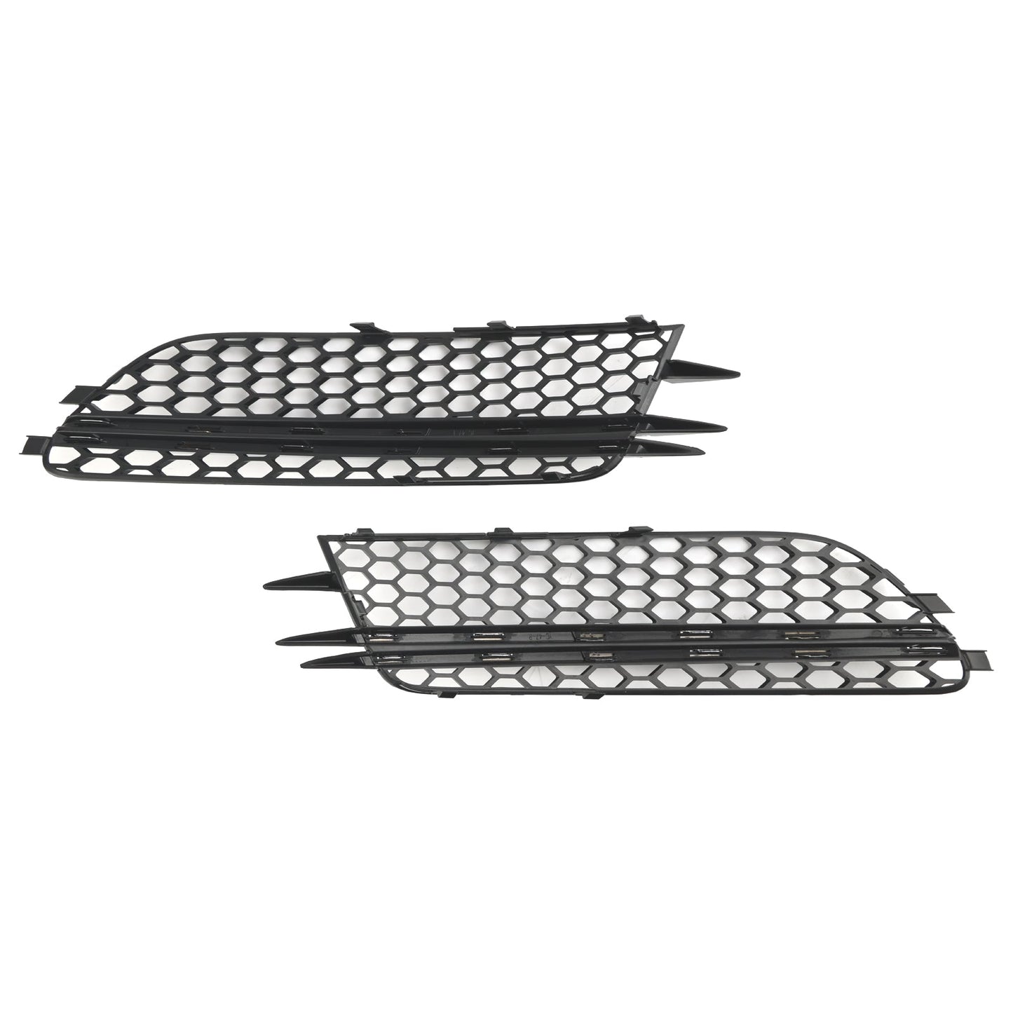 Audi 2012-2015 A6 C7 2PCS Front Fog Light Cover Bezel Bumper Grille