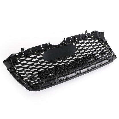 2016-2019 Audi A4/S4 B9 Honeycomb Grill RS4 Style Mesh Hex Grille Replacement Black Grill