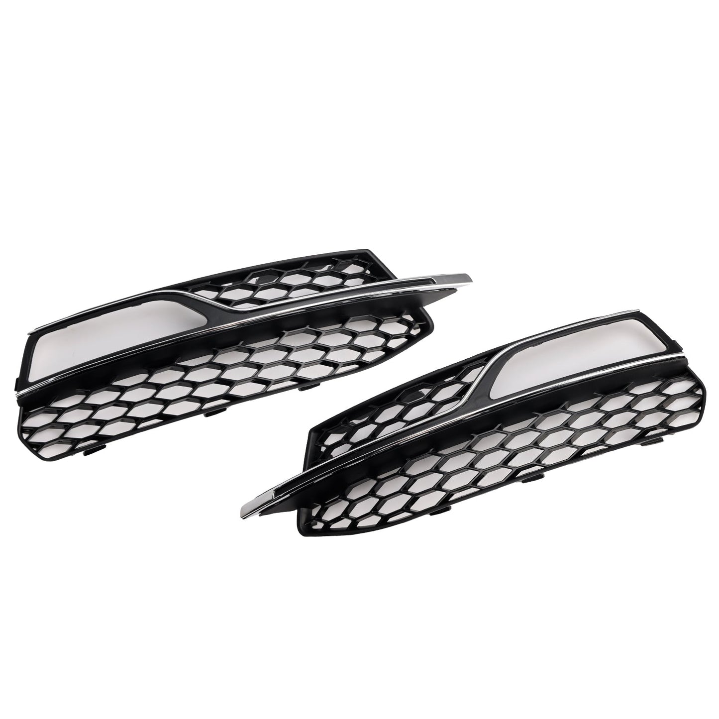 2013-2016 Front Lower Bumper Fog Light Cover Grill Fit AUDI A3 S3 S-Line