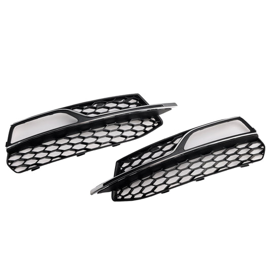 2013-2016 Front Lower Bumper Fog Light Cover Grill Fit AUDI A3 S3 S-Line