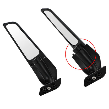2015-2021 Ducati Panigale 1299 959 Adjustable Wing Fin Rearview Mirrors For