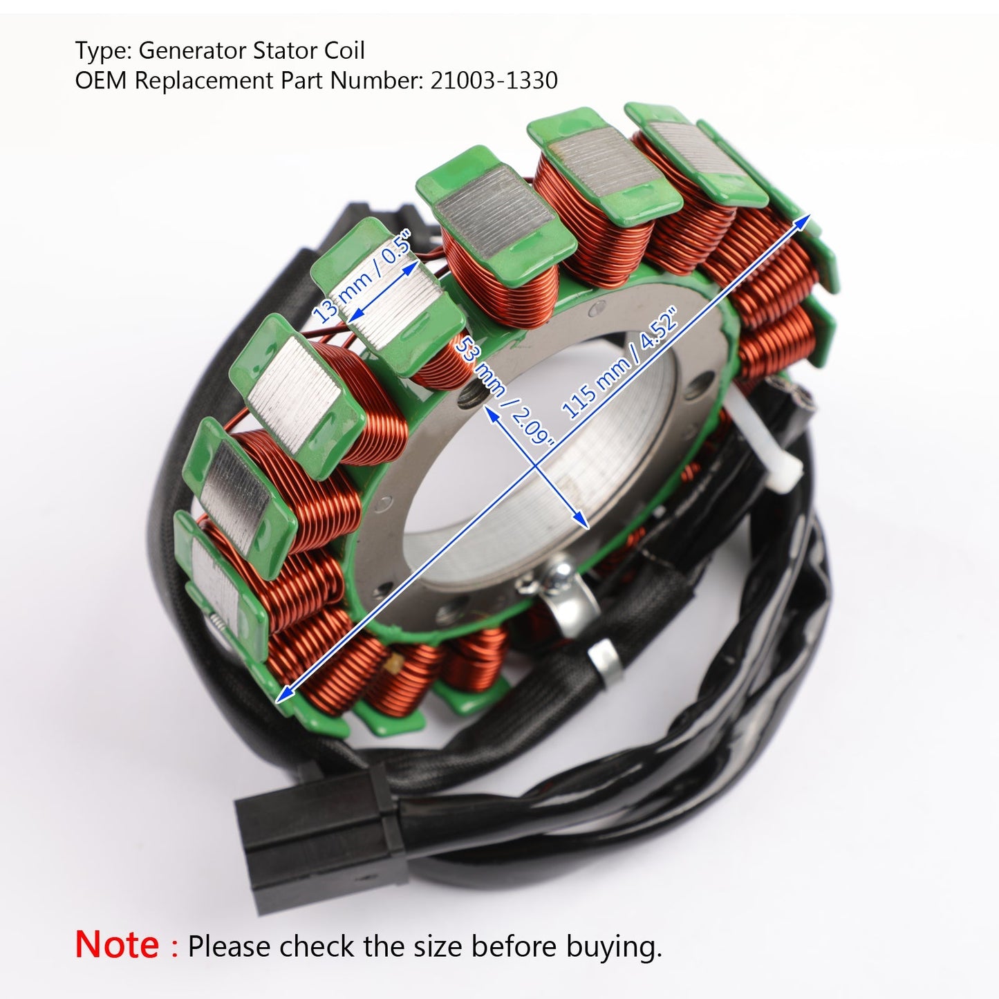 Estator del alternador Kawasaki ZX 600 Ninja ZX-6R 98-99 21003-1330