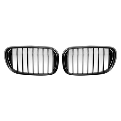 2015-2019 BMW 7 Series G12 Long-WheelBase 740Li/750Li/740Ld xDrive/760Li Front Kidney Grille Gloss Black Grill