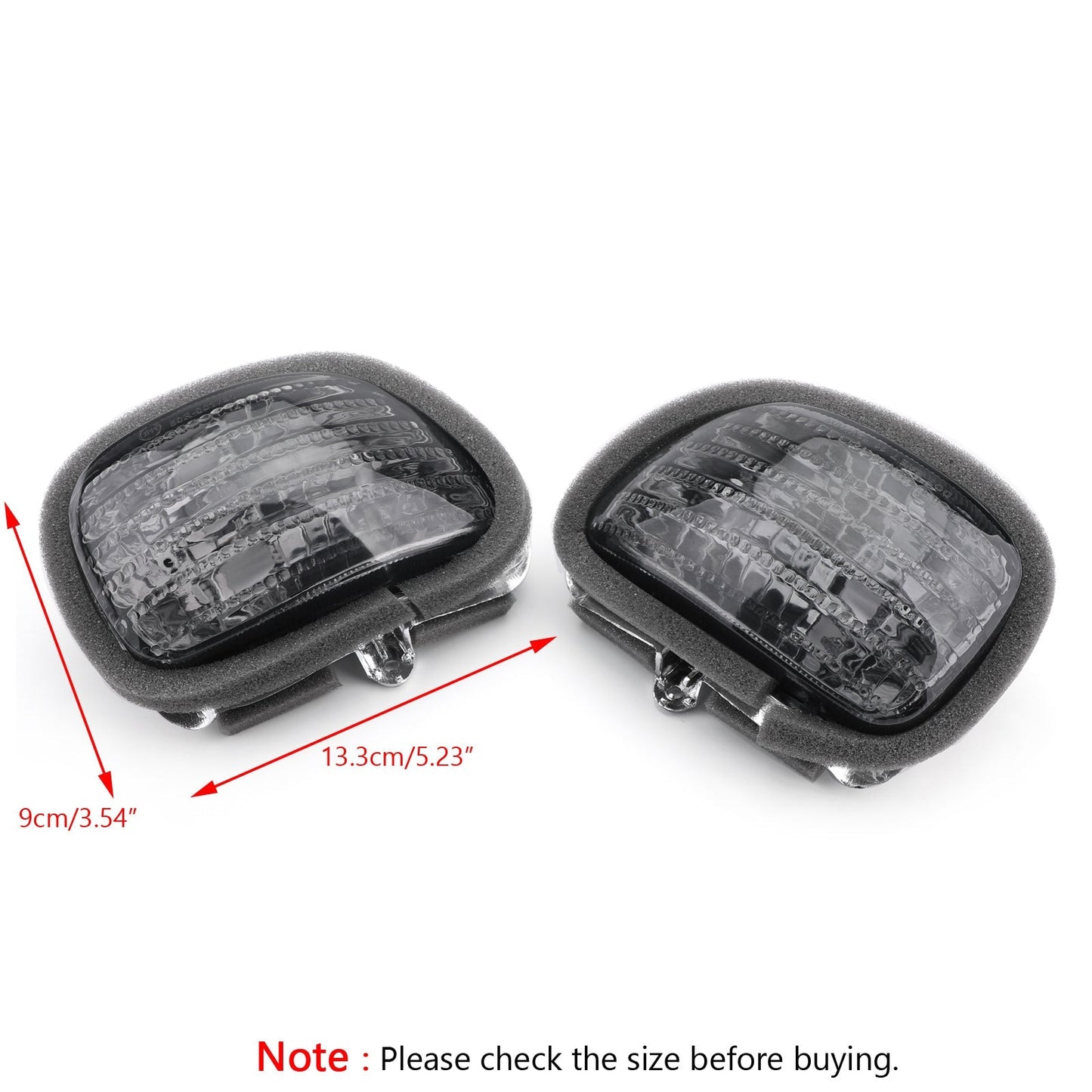 Lentille de clignotants avant pour Honda GL1800 Goldwing 2001-2010, accessoire fumé