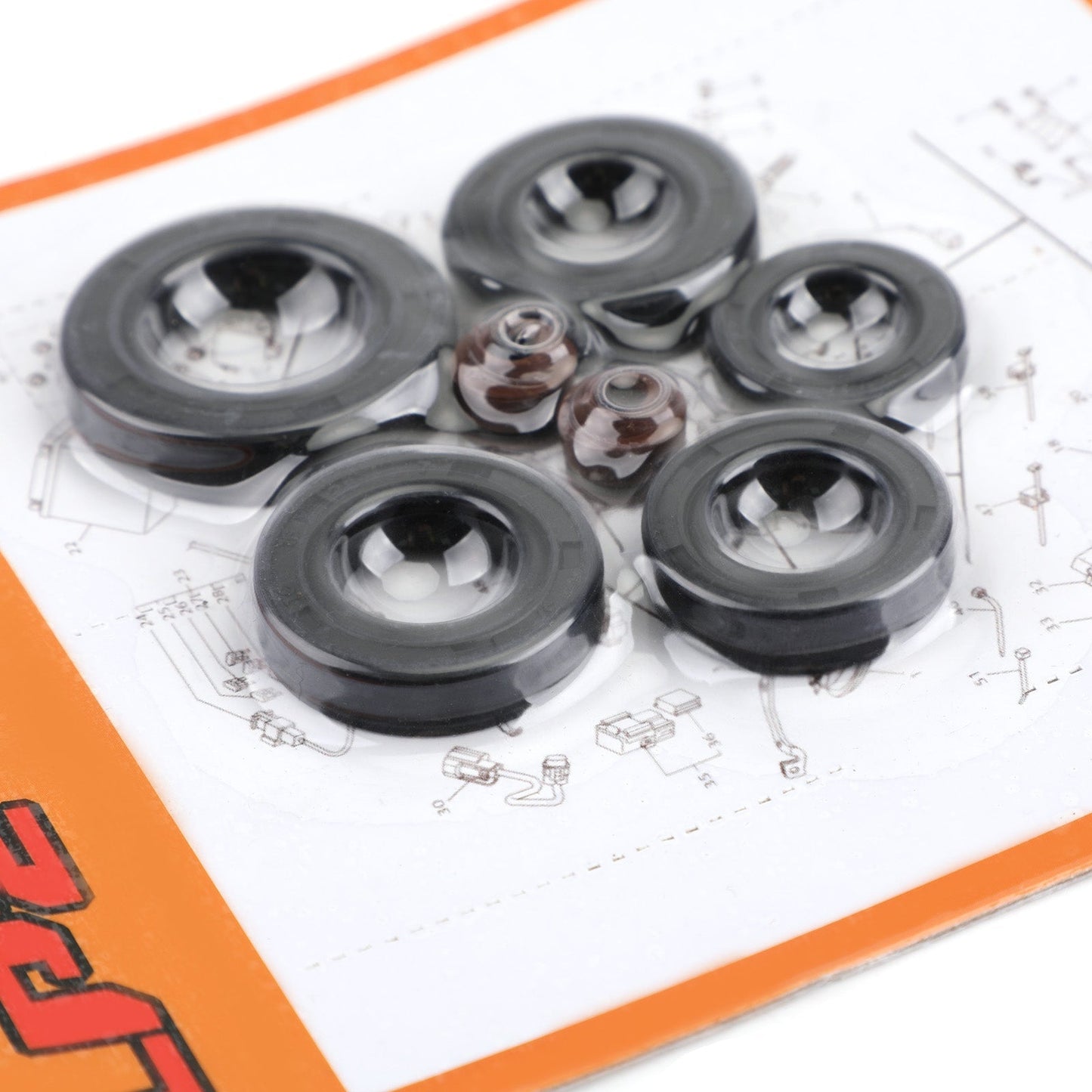 Engine Oil Seal Kit Set 7pcs Seals Fit for Honda XL125 XL 125 S 1979 - 1985