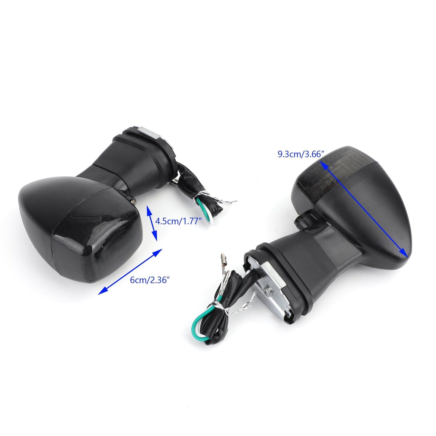 Front Turn Signal Fit For For Kawasaki ZX-R 750 90-95 400R 93-96 EX 500R NINJA 00-06 ZR-X 400 95-08 Assosary