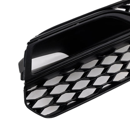 2013-2016 Audi S3 8V Honeycomb Lower Grille 8V3807681L 8V3807681K Front Bumper Fog Light Cover Black Grill
