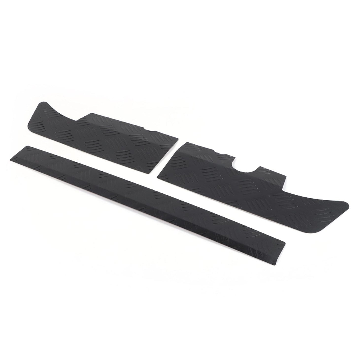 2019-2023 Suzuki Jimny Sierra JB74 3xBlack Alloy Rear Bumper Protector Guard Panel Trim