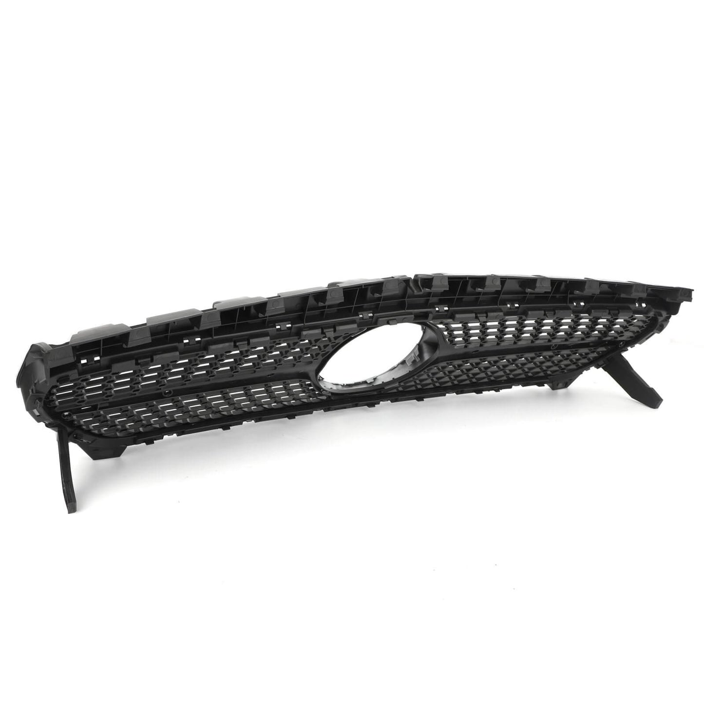 2013-2019 Mercedes Benz CLA-Class W117 C117 Chrome Front Grille Diamond Style Bumper Grill W/ Star Emblem