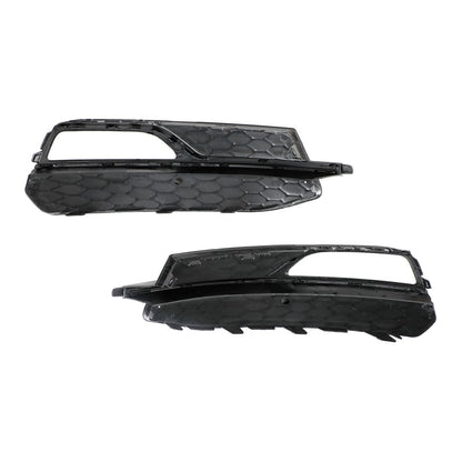 2013-2016 Audi A3 S-Line / S3 Lower Bumper Fog Light Cover Grille Replacement Honeycomb Grill 8V3807681G 8V3807682G
