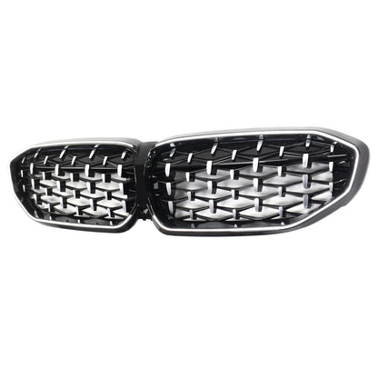 2019-2022 Chorme Diamond Kidney Grille Grill 51138072085 Fit BMW 3 Series G20