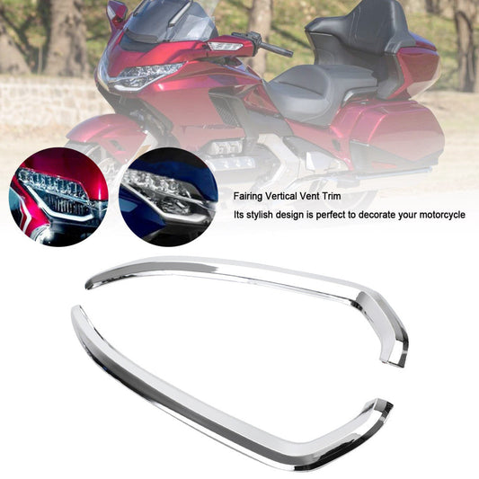 Embellecedor de ventilación vertical cromado para Honda Goldwing 1800 GL1800 (2018-2021)