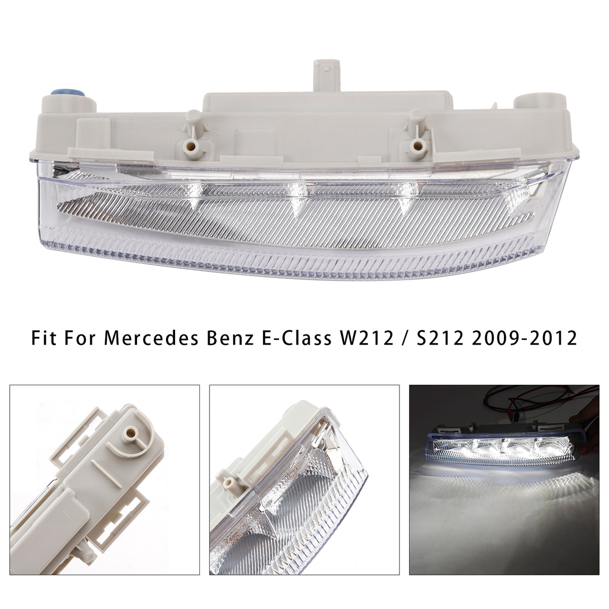 2007-2014 Mercedes Benz W204 S204 W212 LED Daytime Running Left Fog Lights