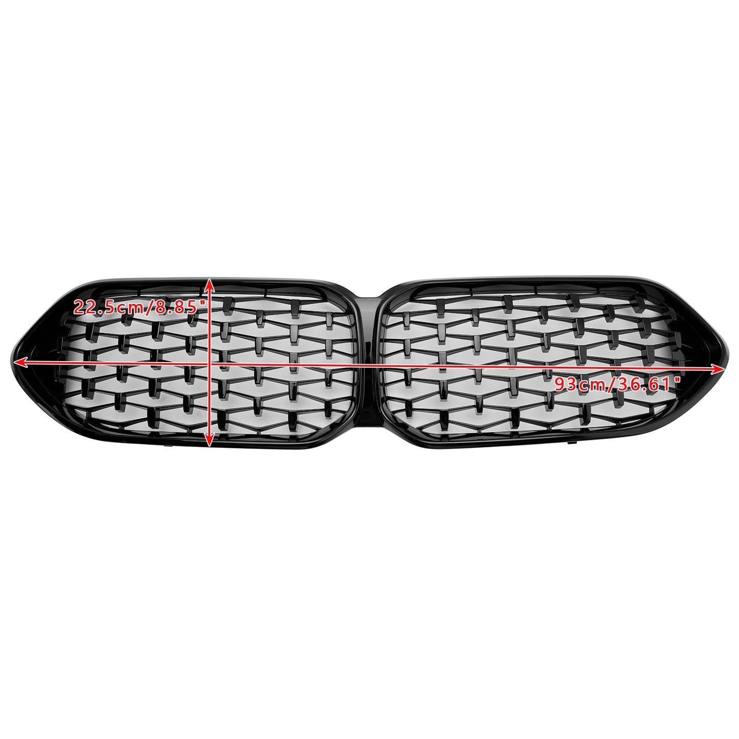 2020-2023 BMW 2 Series Gran Coupe F44 218i/220i/228i xDrive/M235i xDrive Front Bumper Grille Gloss Black Grill