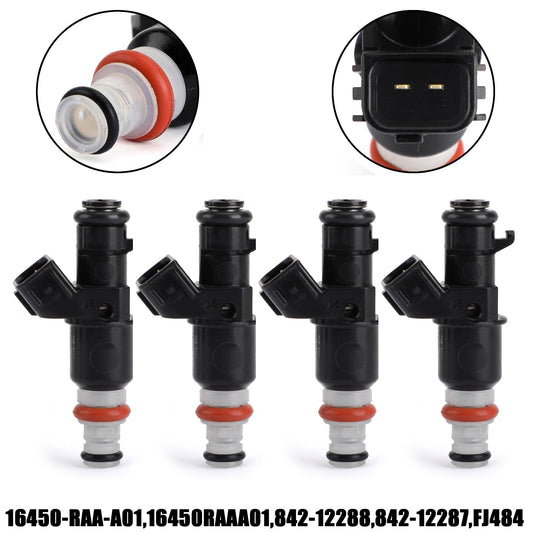 2005-2007 ACURA RSX 2.0L 1998CC I4 4 piezas Inyectores de combustible 16450RAAA01 16450-RAA-A01