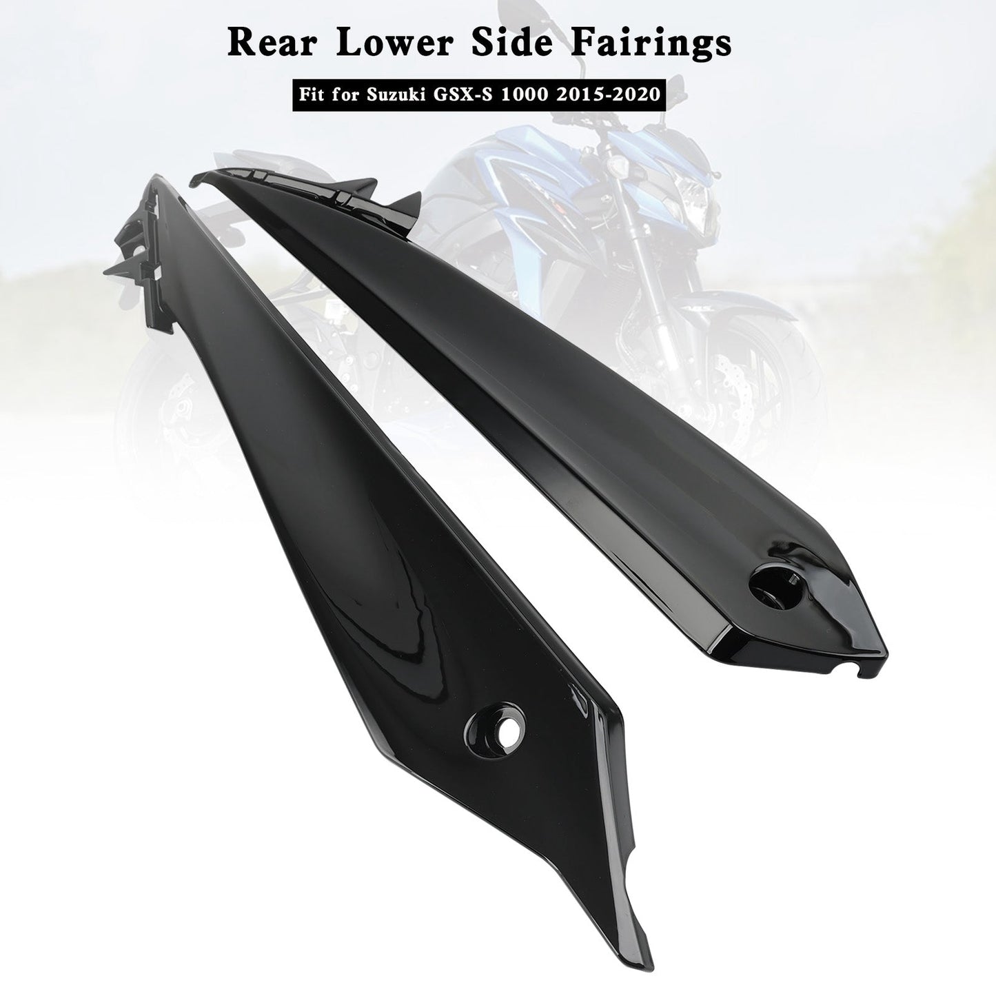 Carénages latéraux inférieurs arrière pour Suzuki GSX-S 1000 2015-2020