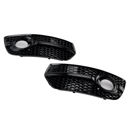 2009-2012 2PCS Front Bumper Grill Fog Light Lamp Covers Fit Audi Q5