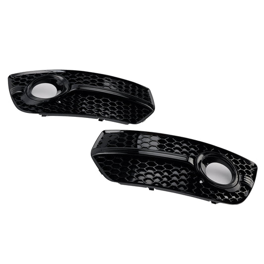 2009-2012 2PCS Front Bumper Grill Fog Light Lamp Covers Fit Audi Q5