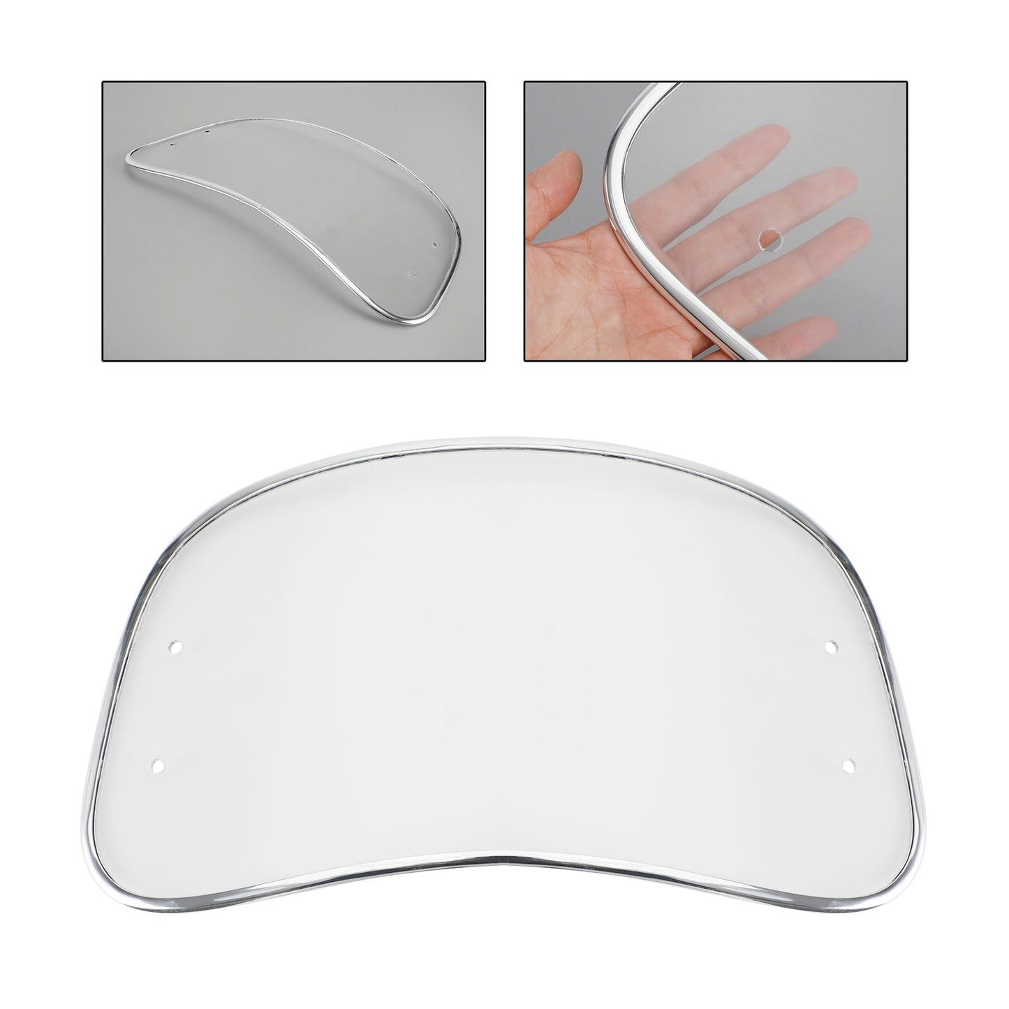 Pare-brise avant universel en ABS pour moto, compatible avec la plupart des motos