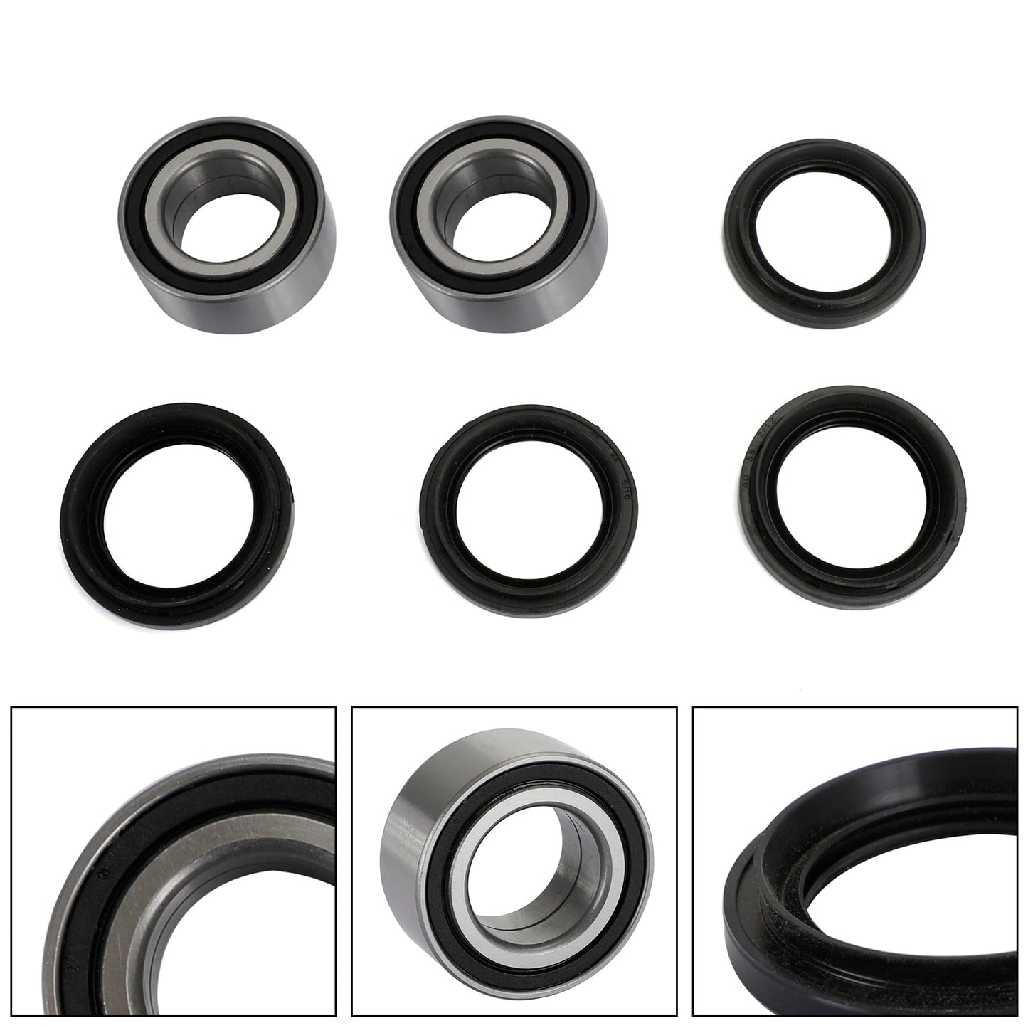 Kit de 2 rodamientos para ambos lados de la rueda delantera para Honda TRX500 FM Foreman 05-13 06