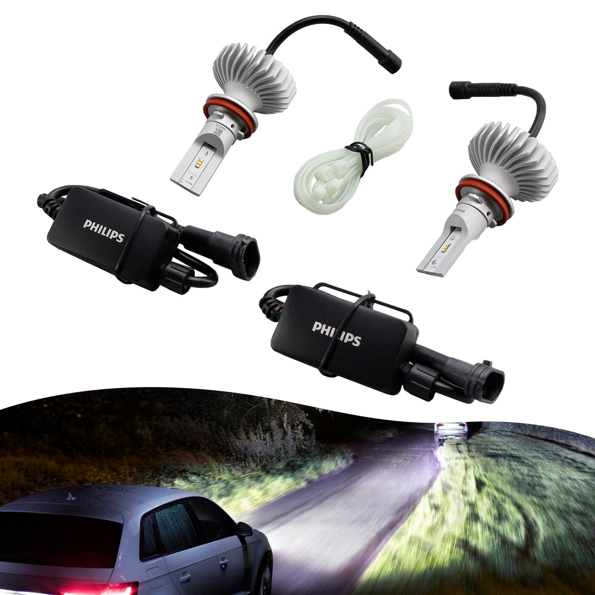 PHILIPS 11362XU Car Light LED-HL X-tremeUltinon LED H8/H11/H16 12V 22W