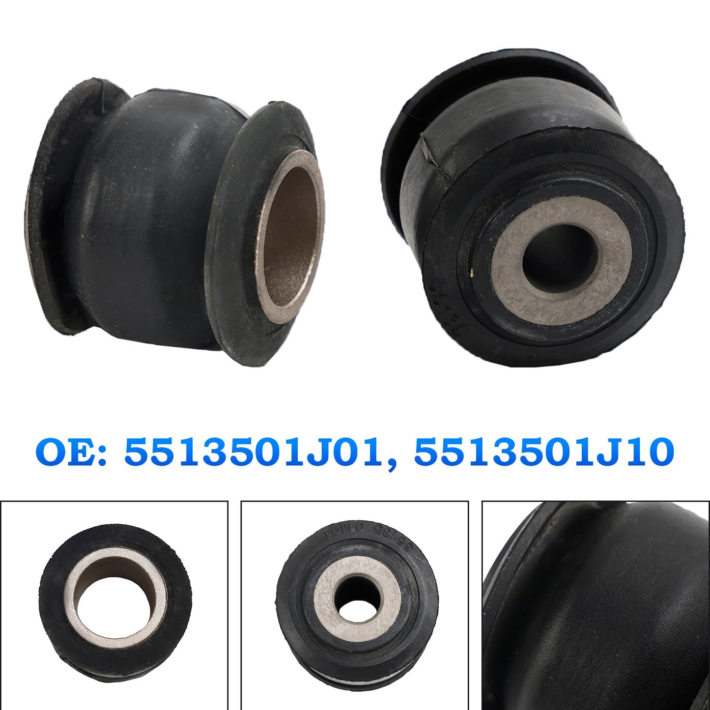 Kit de bagues de barre stabilisatrice en caoutchouc pour châssis, paire, pour Nissan Patrol GQ Y60 GU Y61, 5513501J01 et 5513501J10