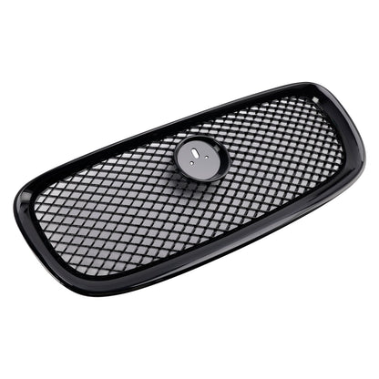 XF-R Style Front Bumper Grill Grille Fit Jaguar XF 2012-2015 Gloss Black