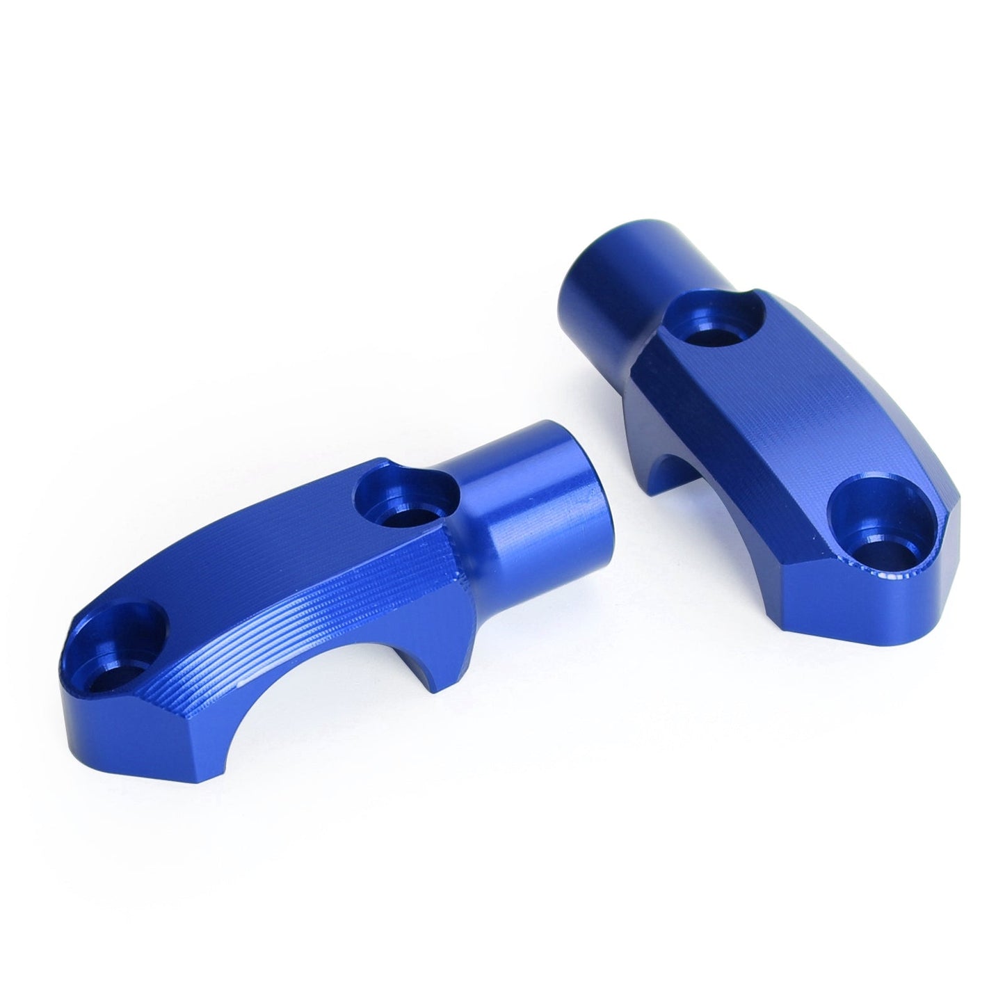 Paire de colliers de serrage pour maître-cylindre avec support de rétroviseur 10 mm x 1,25 mm pour guidon de 22 mm