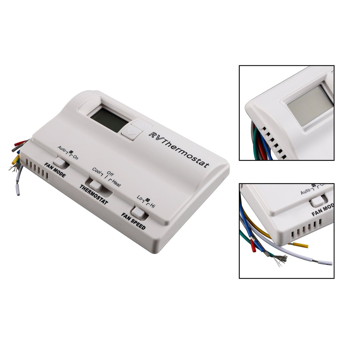 Heat/Cool Digital Thermostat Replacement Compatible with Coleman 83303362 White