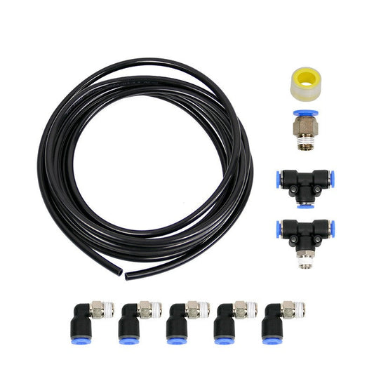 Kit de raccord à vide noir PUSH LOCK, soupape de décharge turbo et solénoïde pour véhicules turbo