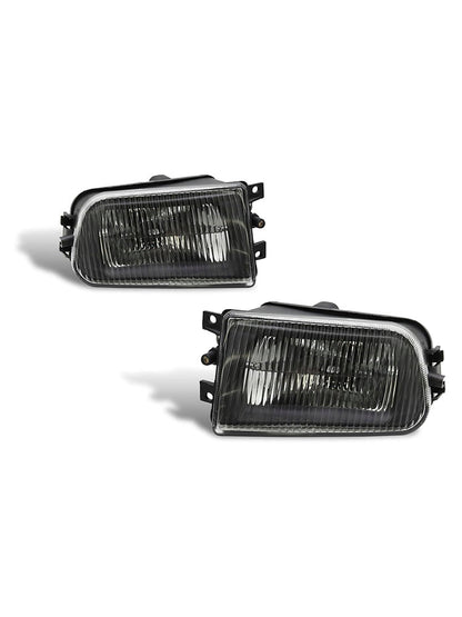 1998-2002 BMW Z3 Pair Front Bumper Fog Light Lamps Without Bulbs 63178360575 63178381977