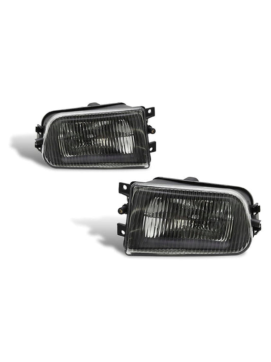 1998-2002 BMW Z3 Pair Front Bumper Fog Light Lamps Without Bulbs 63178360575 63178381977