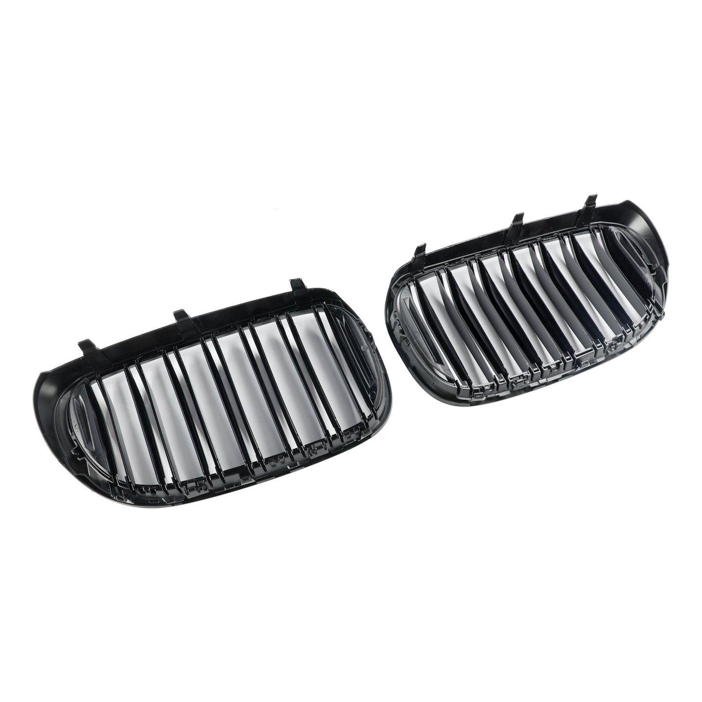 2015-2019 BMW 7 Series G12 Long-WheelBase 740Li/750Li/740Ld xDrive/760Li Front Kidney Grill Black 2 Slat Grille