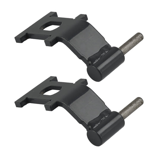 Bisagra para puerta de cabina (2 unidades, n.° 7193725) para cargadoras Bobcat: A770, S450, S510, S530, S550, S570, S590, S595, S630, S650, S740, S750, S770, S850, T450, T550, T590, T595, T630, T650