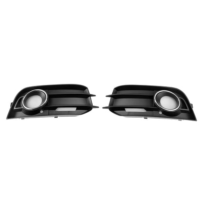 2011-2014 2PCS Fog Light Grille Front Bumper Grill Cover Fit Audi A1 8X
