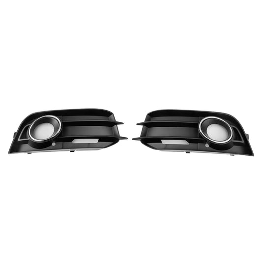 2011-2014 2PCS Fog Light Grille Front Bumper Grill Cover Fit Audi A1 8X