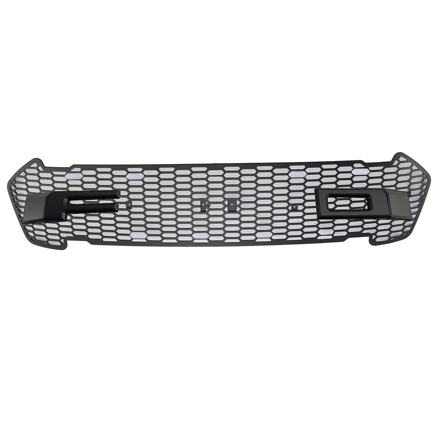 2015-2019 Matte Black Front Bumper Grill Grille Fit Ford Ranger T7 W/LED