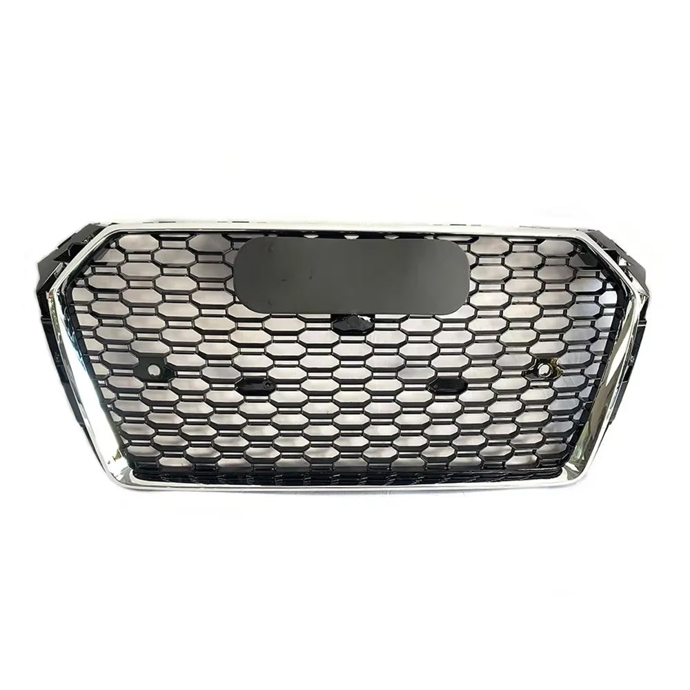 2016-2019 Audi A4 S4 B9 To RS4 Style Front Bumper Grill High Quality Honeycomb Upper Grill