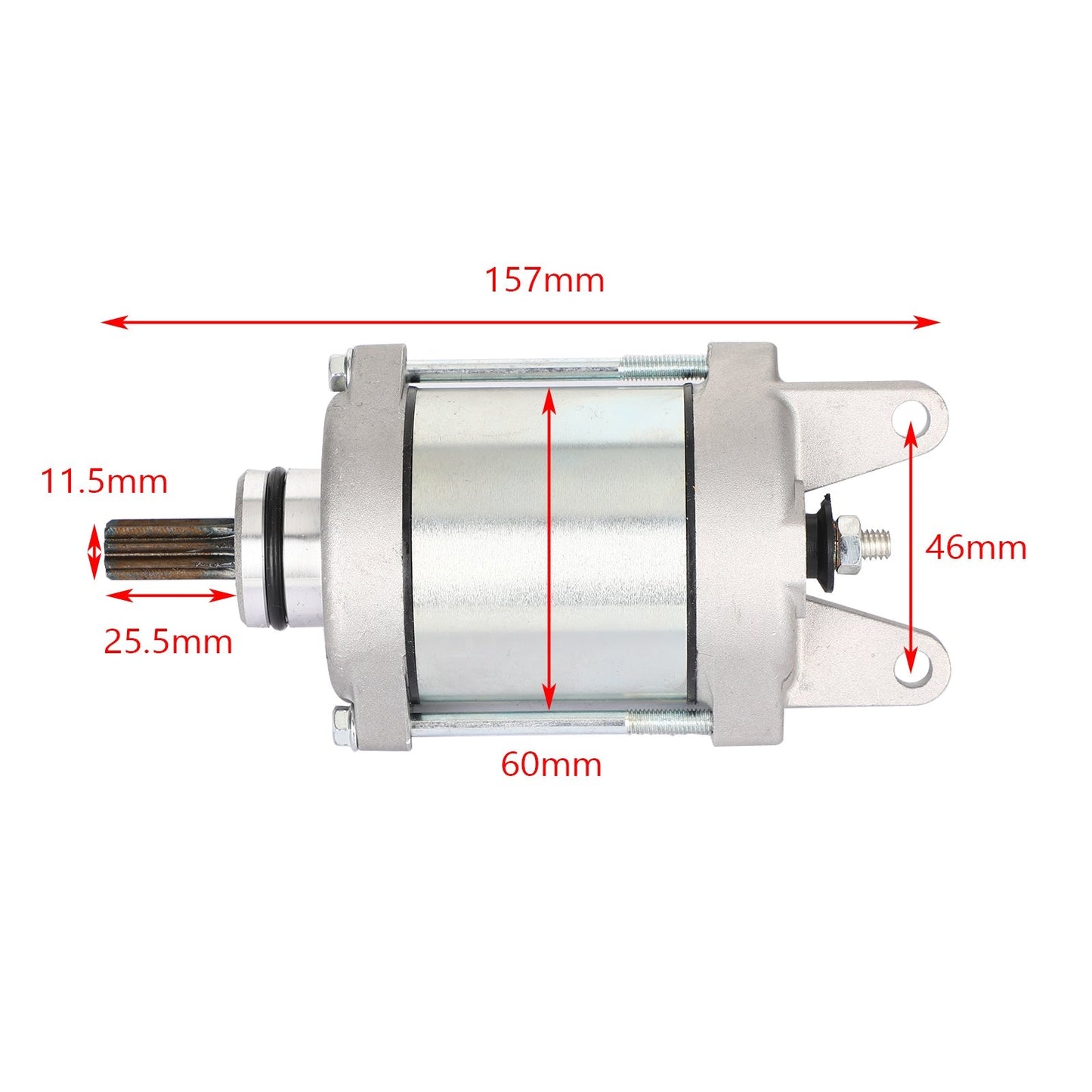 Kawasaki ER250 Z250 13-14 KLE300 Versys-X 300 17-20 EX300 Ninja 300 13-17 Démarreur moteur 9 cannelures