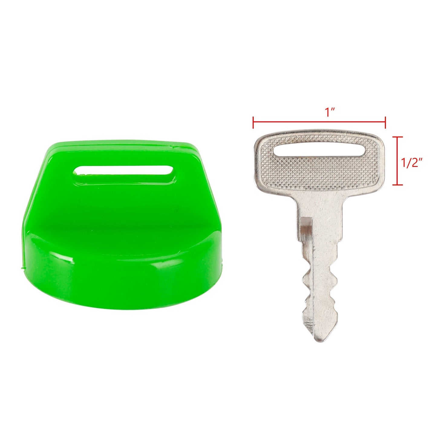 Green Ignition Key Cover w/Nut For For Polaris RZR XP 1000 900 800 Ranger Sportsman