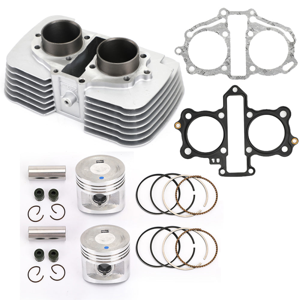 Kit de juntas de pistón y cilindro de motor para Honda Rebel CA 250 CMX 250 96-15