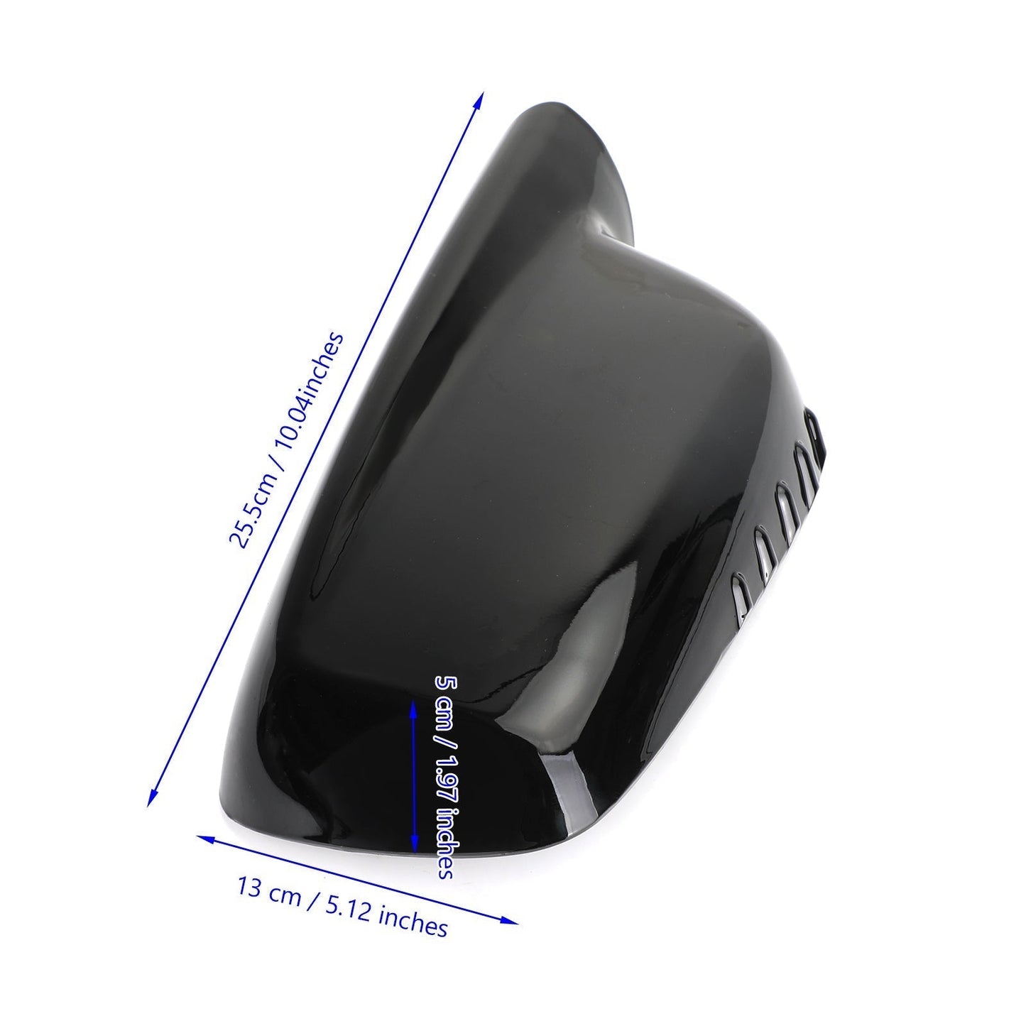 Paire de coques de rétroviseurs noires pour BMW Série 7 E66 2001-2008 51167074236 51167074235