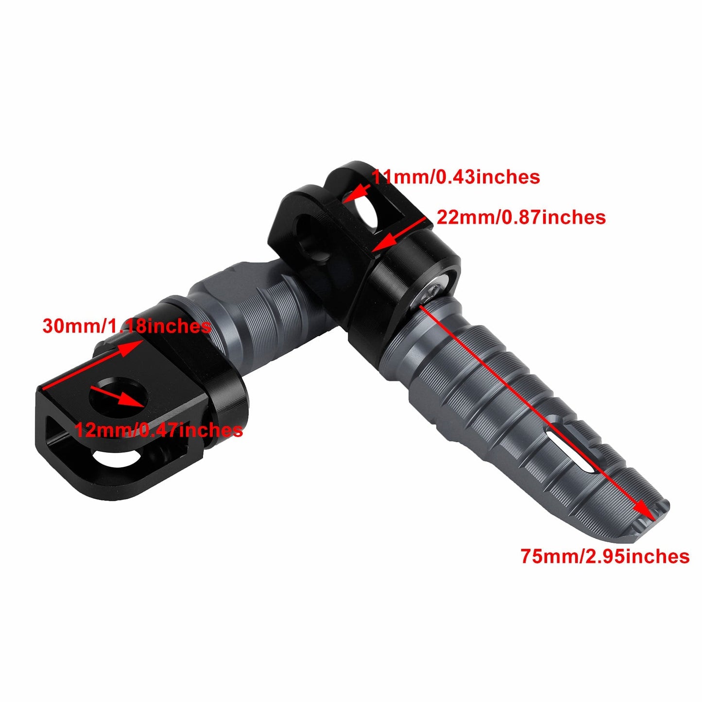 Repose-pieds avant pour CFMOTO 250SR 250NK 400NK 650NK 400GT 2019-2022